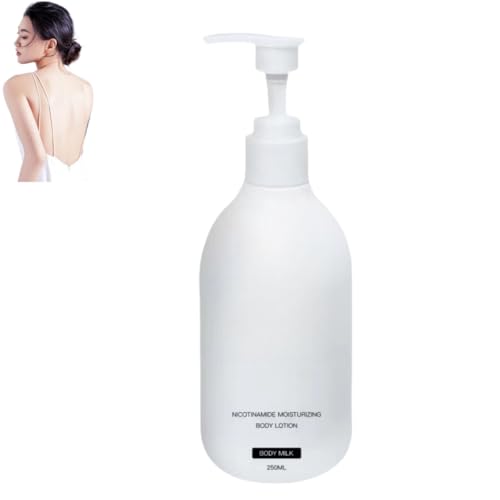 Lotion corporelle éclaircissante à la niacinamide qui améliore le grain de peau
