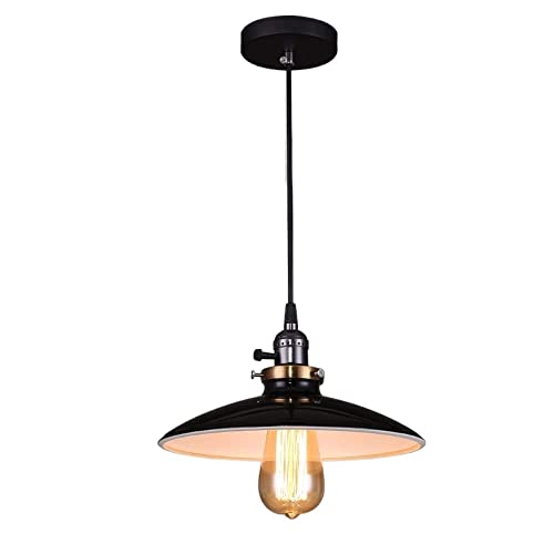 Plafonnier GRENIER industriel noir culot E27 pour luminaire encastré