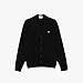 Lacoste Men's French Made V Neck Cashmere Cardigan, Navy Blue, Small