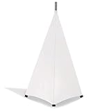 Acouto Lautsprecherständer-Abdeckung, DJ-Lautsprecher-Stretch-Abdeckung, 360-Grad-Lautsprecherständer-Stativ-Abdeckungsrock für Bühnenauftritt, Hochzeit und Bankettveranstaltung (Dreiseitige