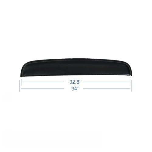Image of 34 inch(Not Wider Than 32.8 inch) Sunroof Wind Deflector,Universal Fit Moonroof Window Visor for Deflecting Noise, Rainy and Windy Weather,Car Accessories Sun Shade Waterproof Double Side Tape RN88