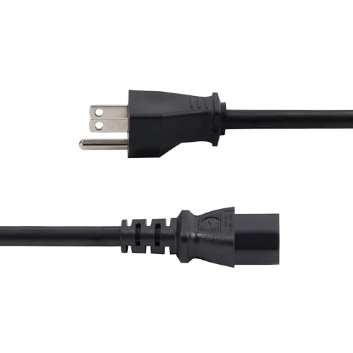 Image of StarTech 8ft Computer Power Cord, 13A 125V, 16AWG (271B-6800-POWER-CORD) | NEMA 5-15P to IEC 60320 C13, UL Listed, Monitor Power Cable, Replacement Power Cable