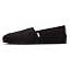 Black/Black Recycled Cotton Canvas