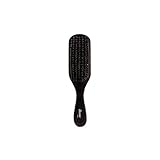 Diane 100% Soft Boar Bristle Brush for Men and Women – Soft Bristles for Fine to Medium Hair – Use for Smoothing, Wave Styles, Soft on Scalp, Club Handle, D8169