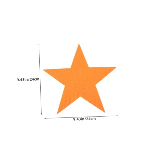 BESPORTBLE 10pcs Star Shaped Carpet Position Markers Agility Spots Marker Field Flat Cone for Kids Soccer Basketball Speed Training Outdoor Classroom2