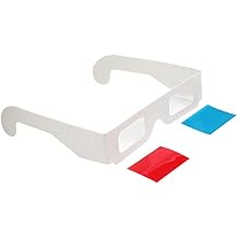 Othmro 1Pcs Durable 3D Style Glasses 3D Viewing Glasses 3D Movie Game Glasses Red-Blue 3D Glasses Carboard Frame White Resin Lens for 3D TV Cinema Films DVD Viewing Home Movies