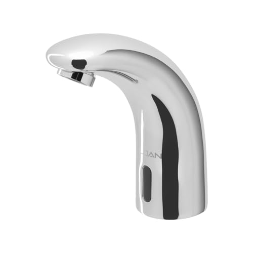 Image of Sloan SF-2450 Sensor Activated Touch-Free Faucet, Commercial Grade with Mounting Hardware - 0.5 GPM Battery-Powered Deck-Mounted Mid Body, Polished Chrome Finish, 3362124