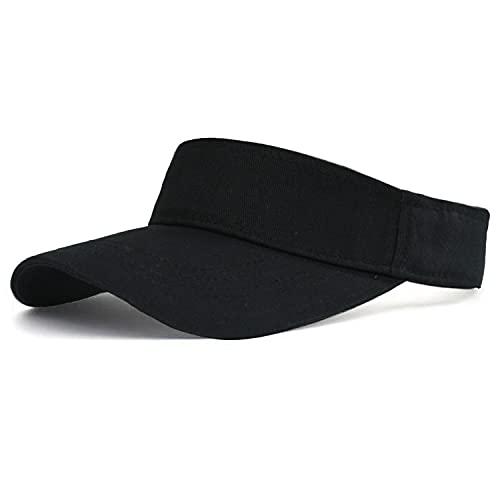 Image of HH HOFNEN Sports Sun Visor Hats Cotton Twill Ball Adjustable Sun Caps for Men Women