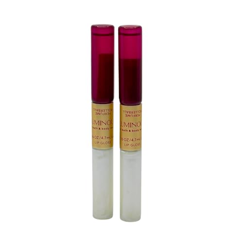 Bath & Body Works LUMINOUS Eau de Parfum Rollerball & Lip Shade 0.16 oz for Women 2 Pack