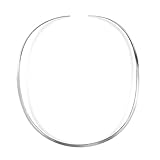 AeraVida Minimalist Contempo Plain Sterling Silver Choker Necklace