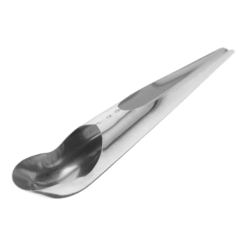 VICASKY Stainless Steel Bird Feeding Scoop Easy to Clean Parrot Food Filler Shovel User Friendly Design for Quick Refills Stylish Addition to Bird Supplies Generous Capacity
