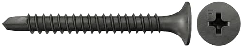 fischer Drywall Screws 3.5 x 55, Special Screw with Drill Tip, Trumpet Head, Fine Thread and Drive Phillips PH, for Mounting Plasterboard on Metal Profiles, Pack of 500