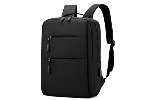 Mochila para Notebook 15.6 Impermeável Executiva Antifurto com USB – Mochila Unisex Reforçada Resistente para Trabalho Faculdade Viagem Cabine Escolar Casual Moderna Premium (PRETO)