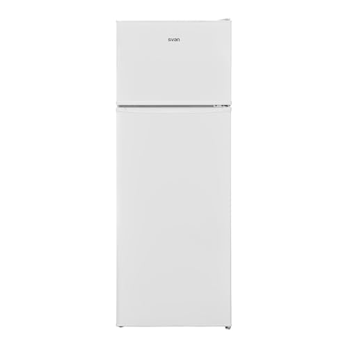 Svan Frigorífico Combi 2 Puertas Blanco SF145500E. Capacidad 213 Litros, Puerta Reversible, Bajo Nivel Sonoro, Eficiencia Energética Clase E