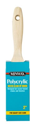 Minwax Polycrylic 2 in. W Flat Nylon Polyester Stain Brush