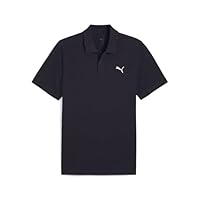 PUMA Men's Essential Pique Polo, New Navy, M