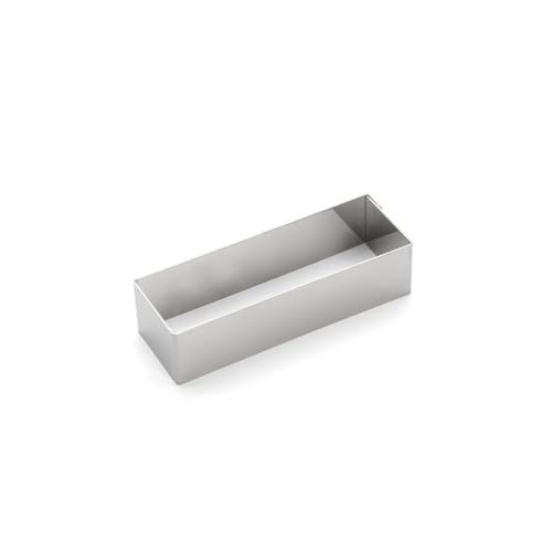 DE BUYER -3943.12 -cercle rectangle 12x4cm ht 3cm, Argent