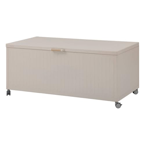 Hespéride - Coffre de rangement edenio argile l 182,2 x 78 x 89,4cm en aluminium