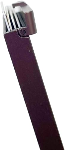 Mountain Travel Men's minimalist wallet - ultra-thin RFID matte carbon fiber credit card clip and money clip, men's wallet (purple)4