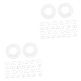 2 Sätze Dichtungsring Hochtemperaturbeständige O Ringe für Haushaltsgeräte Türen