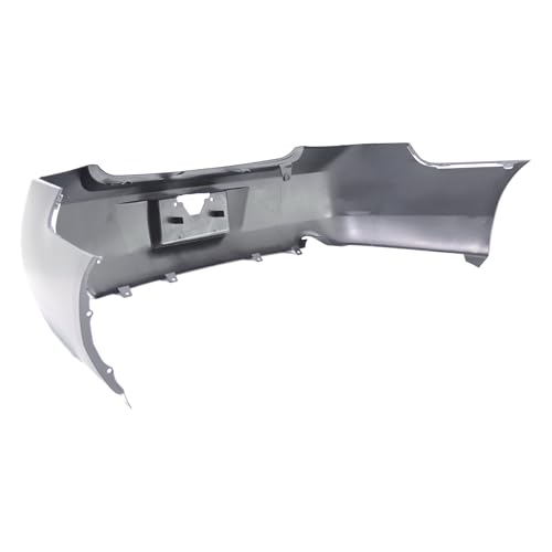 Image of FitParts Compatible with Chevrolet Impala 2006-2016 Rear Bumper Cover | Primed, With Exhaust Opening, With Dual Exhaust, Sedan, Police, Ready to Paint, OEM 19120961, GM1100736