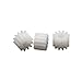 BELTXTROPHE 10pcs 3mm D Hole Plastic Spur Gear 0.5M 12T Cylindrical Gear 0.5 Module 12 Teeth 1012DF Pinion DIY Model N20 Motor Gear Industry