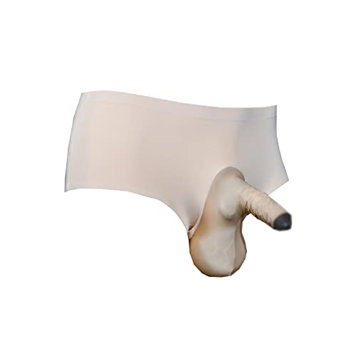 LESOYA Men's Ice Silk Underwear Low Rise Boxer Briefs See Through Sheer Breathable Panties with Sheath Pouch3