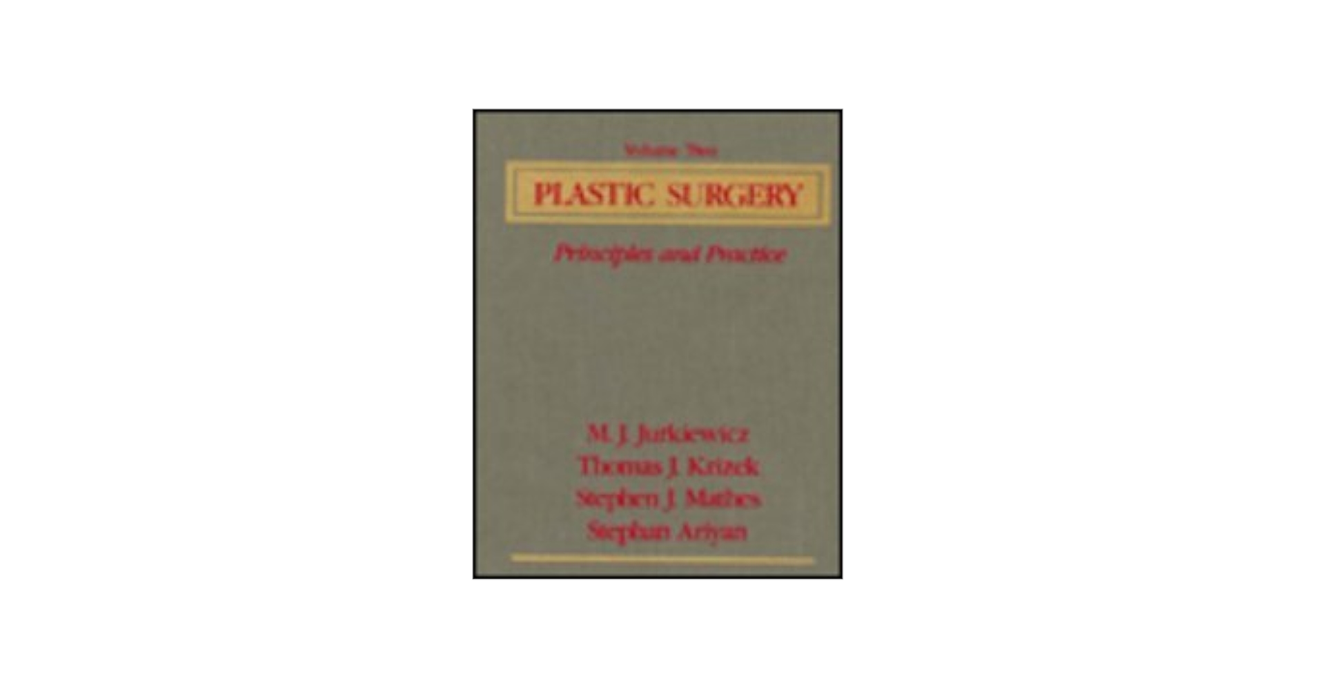 Amazon.com: Plastic Surgery: Principles and Practice