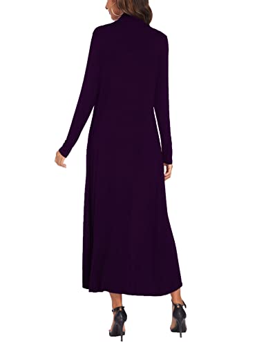 Image of Bluetime Women Floor Length Open Front Cardigan