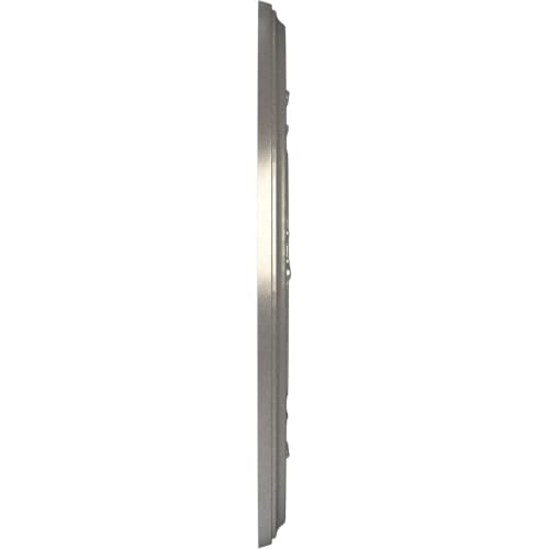 Image of Ekena Millwork 10 inchOD x 3 1 /2 inchID x 3 /4 inchP Baltimore Thermoformed PVC Ceiling Medallion (Fits Canopies up to 4 1 /4 inch), Aged Dark Steel