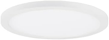Maxim Lighting 57593WTWT Chip - 16W 1 5CCT LED Round Flush Mount-0.75 Inch Tall and 7 Inch Wide, Finish Color: White