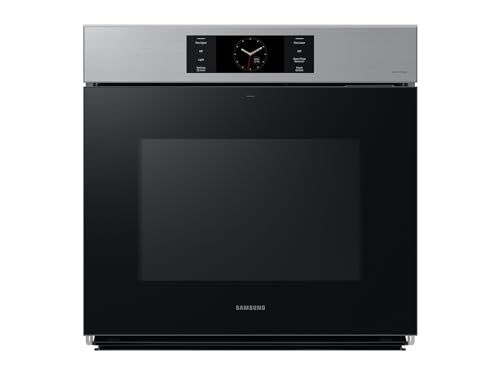 SAMSUNG Bespoke 30" Single Wall Oven with AI Pro Cooking Camera, Matte Black Steel, NV51CG700SMTAA