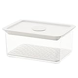 * [Transparente] El cuerpo de la caja de la caja de conservación está hecho de materiales ecológicos, y el cuerpo de la caja es transparente, y los alimentos almacenados en ella son claramente visibles y fáciles de tomar.