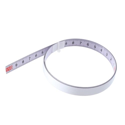 Cabilock cinta métrica adhesiva 2m acero para carpintería miniatura 7