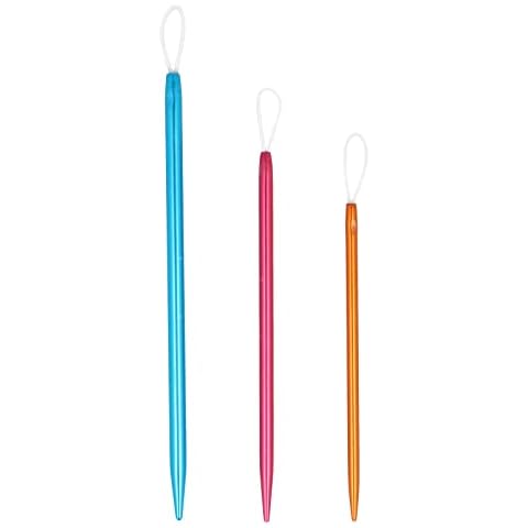 KnitPro KP10944 Wool (Set of 3 Needles), Aluminium, Multi-Colour, 10 x 2 x 2 cm Cover