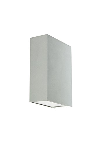 Preisvergleich Produktbild MINKA AIRE Wand-Außenleuchte, 6 W, Silber