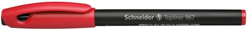 Topliner 967 Red 0.4 mm Disposable Fineliner by Schneider