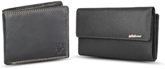 WildHorn Leather Wallet for Men (Black np)