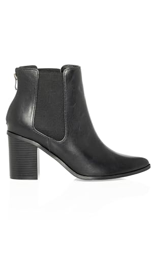 City Chic Women's Wide Fit Maddie Ankle Boot2