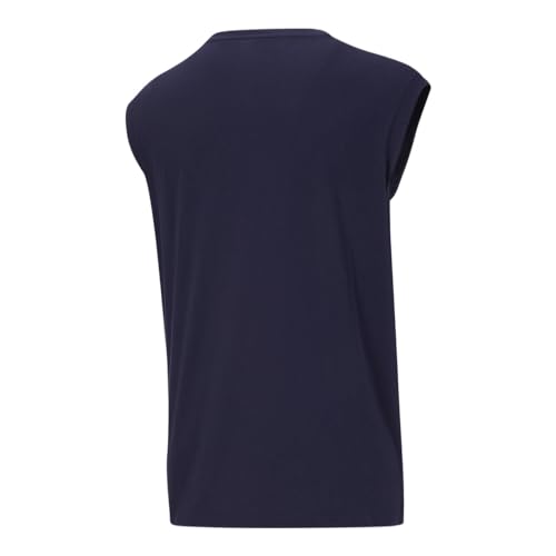 PUMA PUMA Men's Big & Tall Essentials Sleeveless Tee, Peacoat