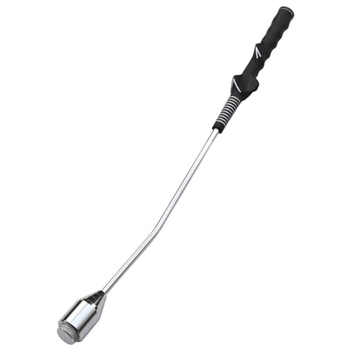 Kisangel Golf Swing Grip Training Aid with Rod Warm Up Tool for Right Handed Players to Enhance Grip and Build Muscle Strength