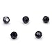100pcs Adabele Austrian 6mm Faceted Loose Round Crystal Beads Jet Black Compatible with 5000 Swarovski Crystals Preciosa SS2R-623
