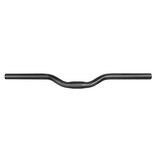 Keenso Manillar de Bicicleta, Manillar Aleación de Aluminio para Bicicletas de Montaña, Manillar para Subir la Altura (Negro)