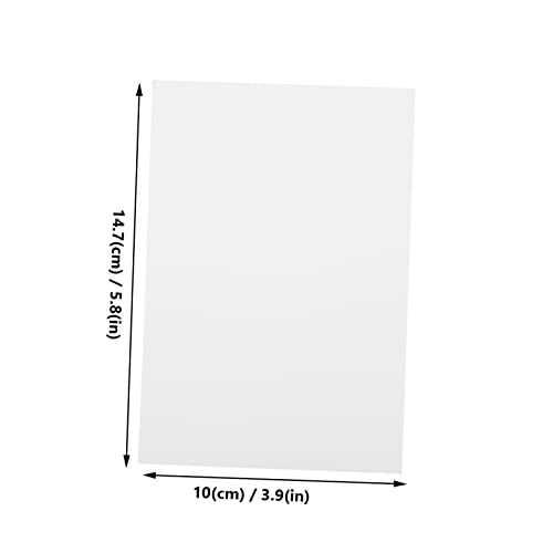 MAGICLULU 100 Pçs Geléia Em Branco Marcadores Faça Você Cartolina Brilhante Cartões Postais Em Branc