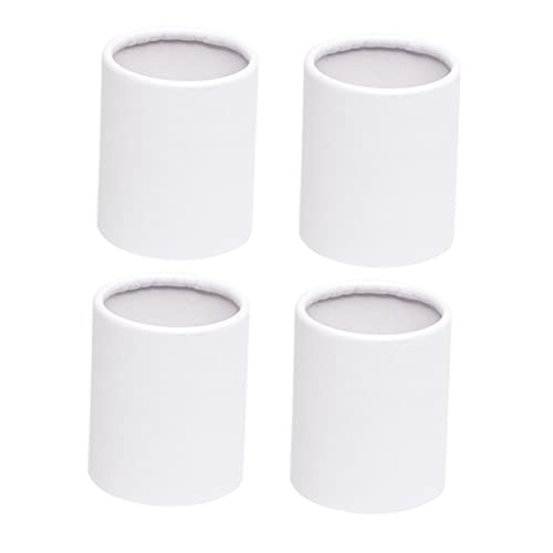 ABOOFAN 4piezas Cajas Redondas De Cartón Para Flores Elegante Para Embalaje y Arreglos Blanco Para Decoración y Regalos