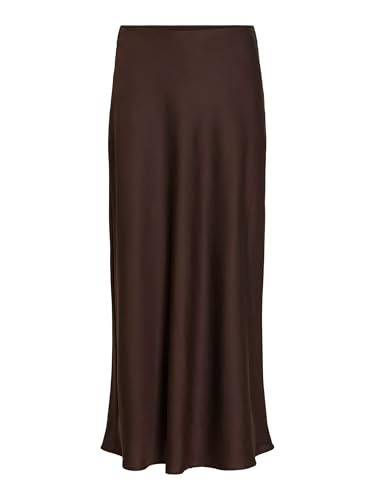 Vila Midi Skirt VIELLETTE High Waist Coffee Bean, 42