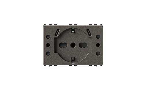 Prise encastrée USB P503 3.0A compatible Vimar Arkè metal 4Box