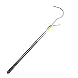 Cordless Blind Extension Pole, Curtain Shade Push Pull Draw Rod Blind Wand Adjustable 16'-60' Telescopic Extra Long Made of Stainless Steel Material for Skylight Roller Blinds