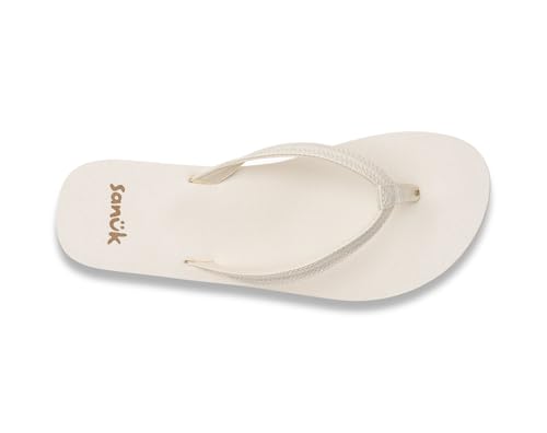 Image of Sanuk Yoga Joy Womens Flip Flops | Yoga Mat Footbed | Sandals for Women | Womens Yoga Sandals | Women's Beach Sandals