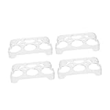 Placement polyvalent : pour une utilisation dans divers environnements, y compris réfrigérateur et armoires de cuisine, pour un stockage pratique des œufs, un support à œufs frais, un support à œufs de cuisine